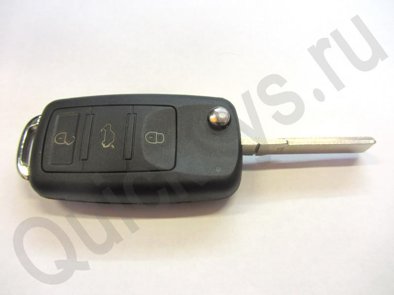 Корпус выкидного ключа Volkswagen, Audi (3 кнопки)