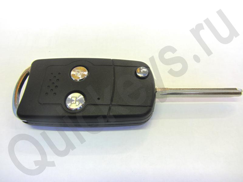 Корпус ключа Toyota выкидной с 2 кнопками, лезвие TOY43