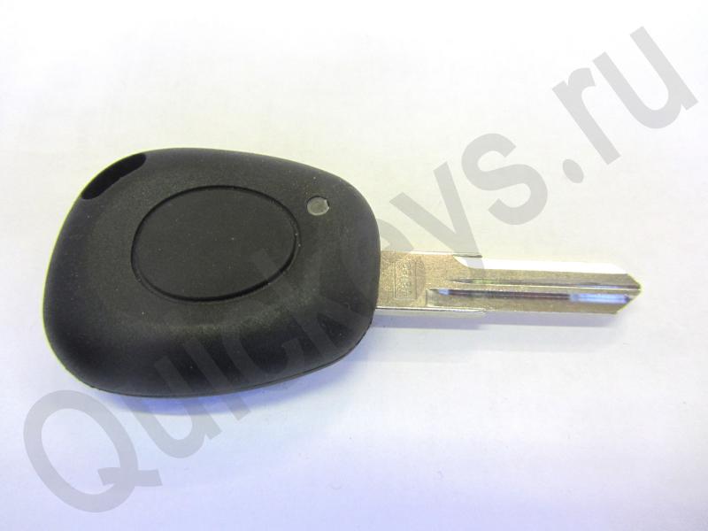 Заготовка ключа Рено Renault (1 кнопка), лезвие VAC102