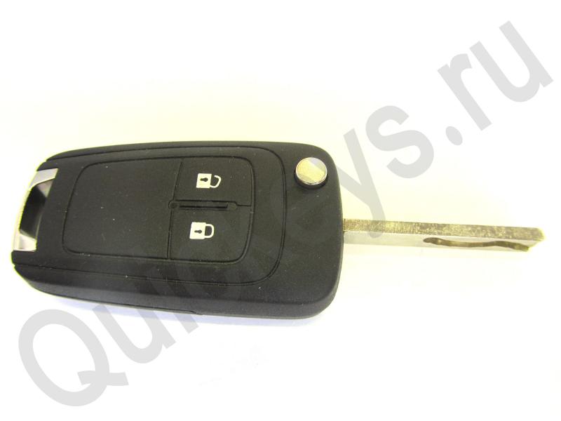 Корпус выкидного ключа Шевролет Chevrolet (2 кнопки)