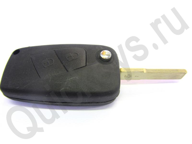 Корпус выкидного ключа Фиат Fiat, Ивеко Iveco (2 кнопки), лезвие SIP22