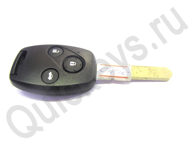 Ключ Хонда Honda Civic 2006-2013 c 3 кнопками. PCF 7941 (7961)  Частота 433 Mhg