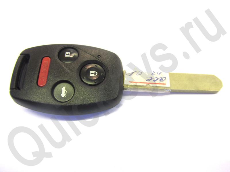 Ключ Хонда Аккорд Honda Accord с чипом PCF7941 и 4 кнопками. 315 Mhz