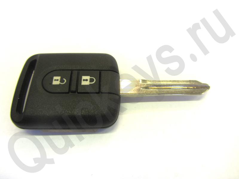 Ключ Nissan Qashqai, X-Trail, Navara, Micra, Note и др. (2 кнопки)
