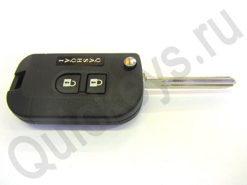 Корпус выкидного ключа Ниссан Nissan (2 кнопки)
