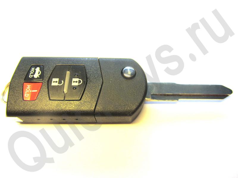 Ключ выкидной Мазда Mazda, чип 4D-63