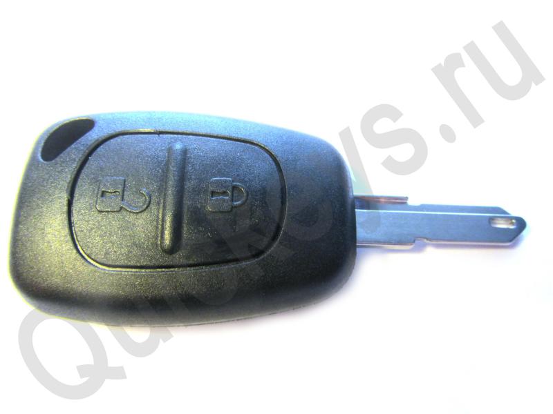Ключ Рено Renault (2 кнопки) 433МГц,чип PCF 7946