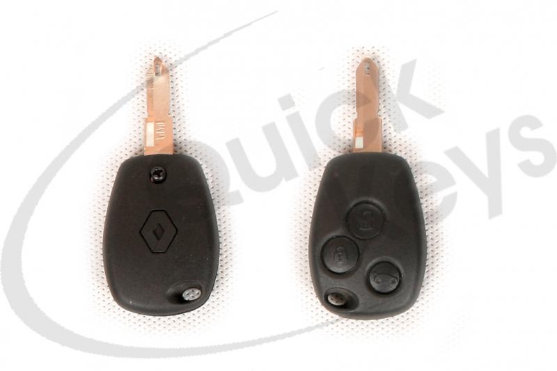 Корпус ключа Рено Renault (3 кнопки), лезвие NE73