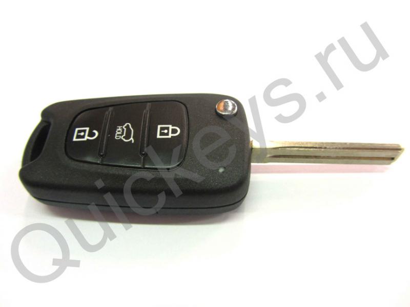 Корпус выкидного ключа Hyundai Хундай (3 кнопки)
