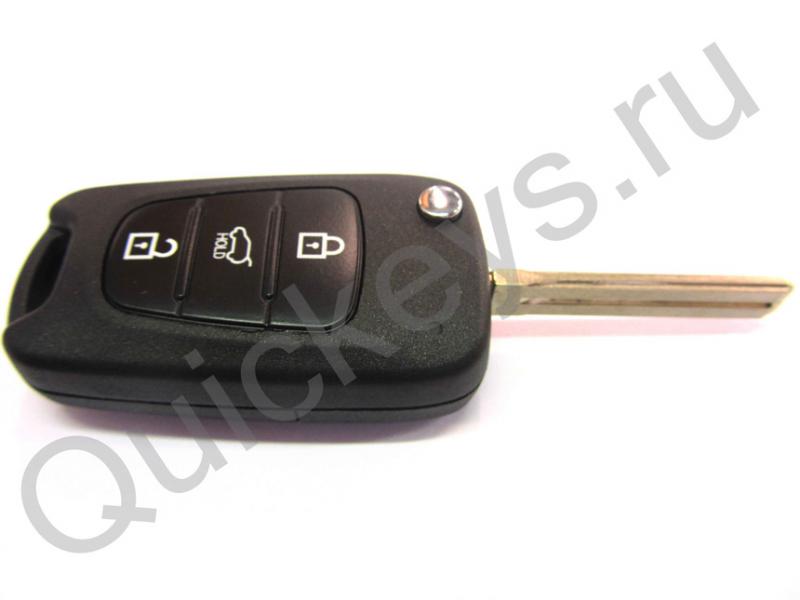 Корпус выкидного ключа Hyundai Хундай (3 кнопки)