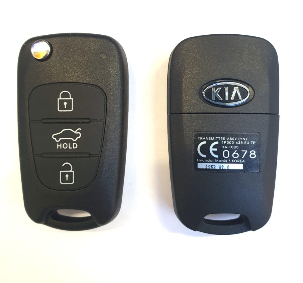 Выкидной ключ для Киа Соренто Kia Sorento 2009-2012 с чипом и 3 кнопками