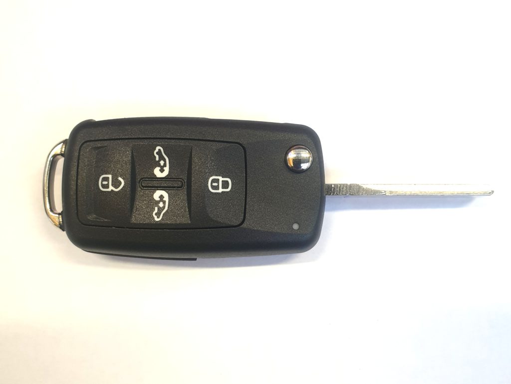 Корпус выкидного автоключа Фольксваген (Volkswagen) c 4 кнопками