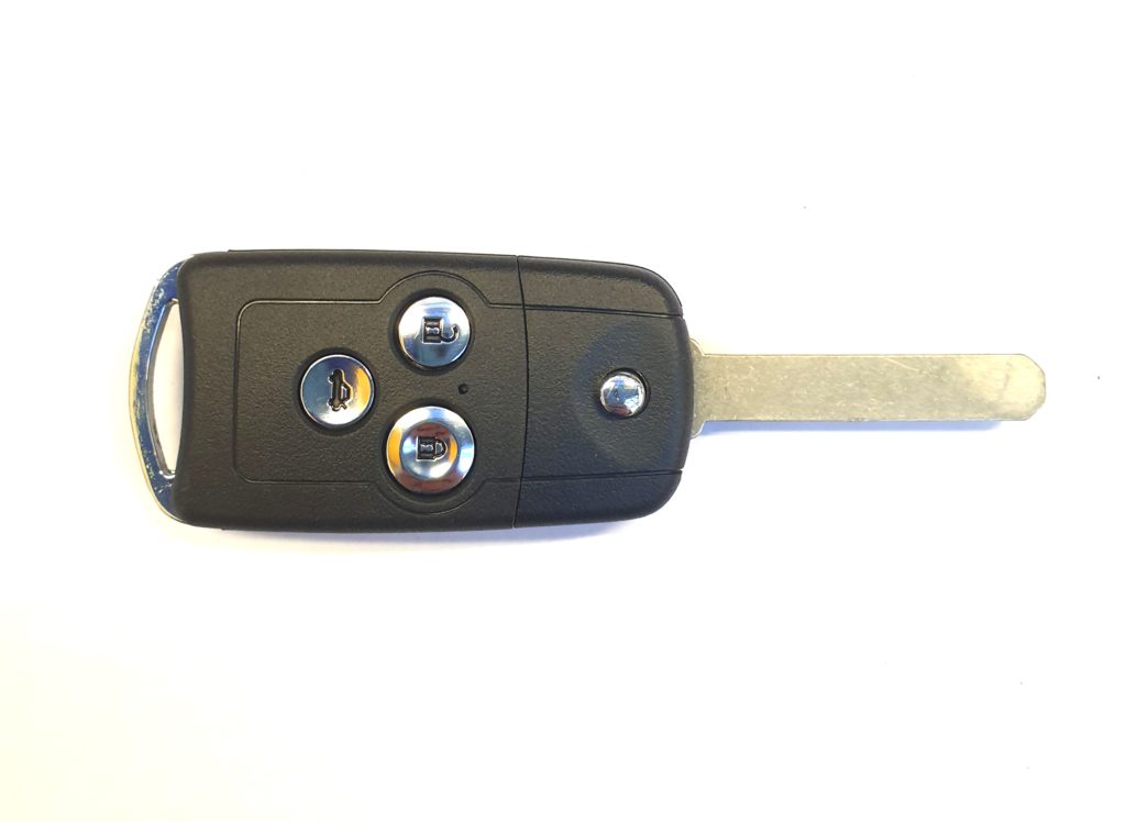 Выкидной ключ Хонда Honda Accord 8, Civic, CR-V, Jazz с 3 кнопками. Чип 7936. Частота 433 Mhz