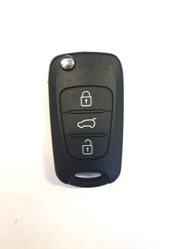 Выкидной ключ Хундай Элантра Hyundai Elantra с 3 кнопками с 2011 по 2013г. Чип PCF7936