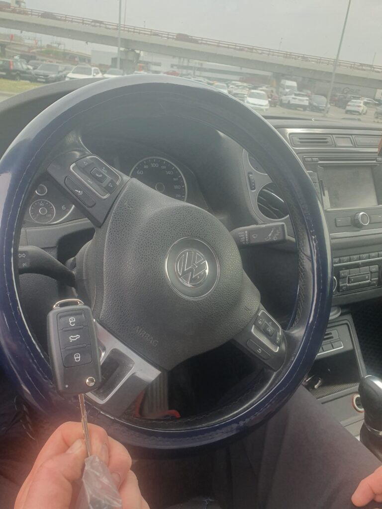 Ремонт намоченной платы в ключе Volkswagen Tiguan 2014